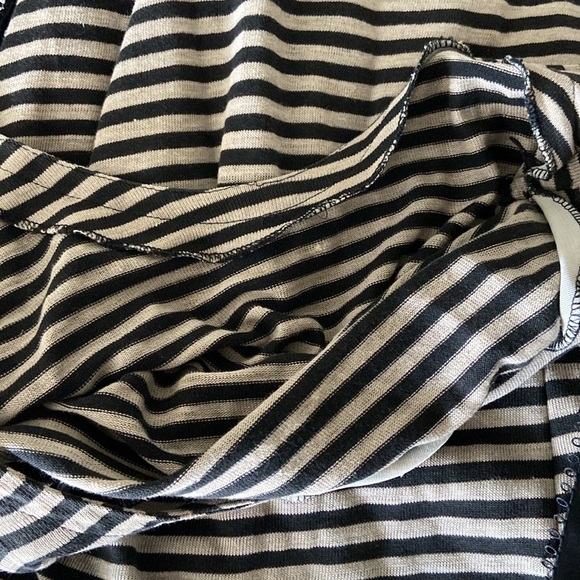 Handmade dropwaist 1920s flapper dress large stripes Halloween costume party - Picture 11 of 12